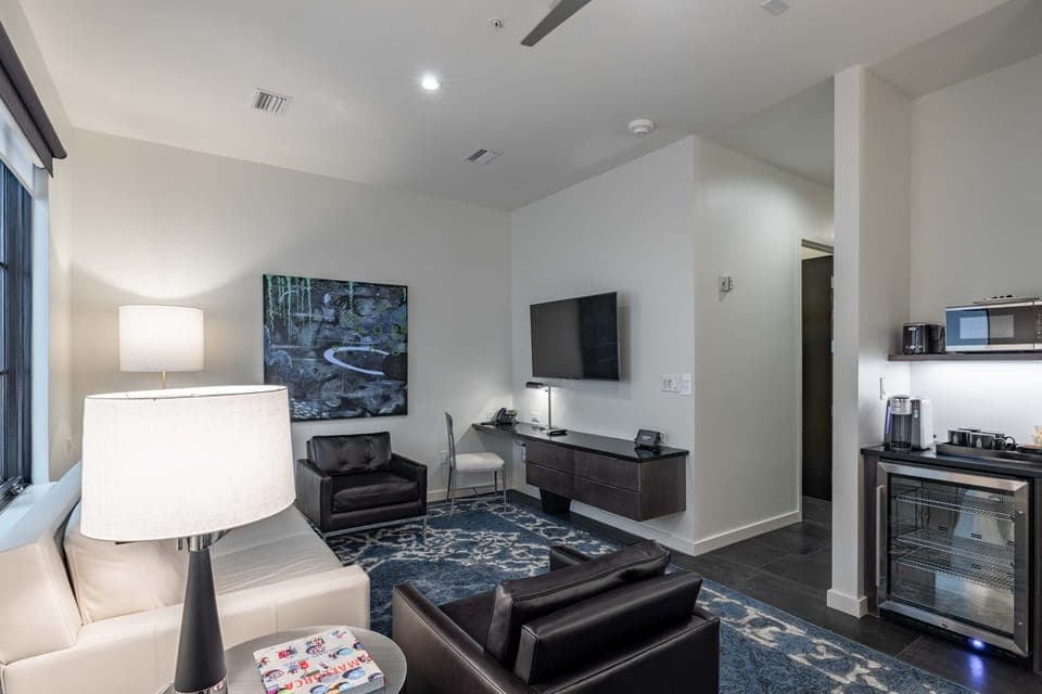 Your suite at The 121 Hotel.