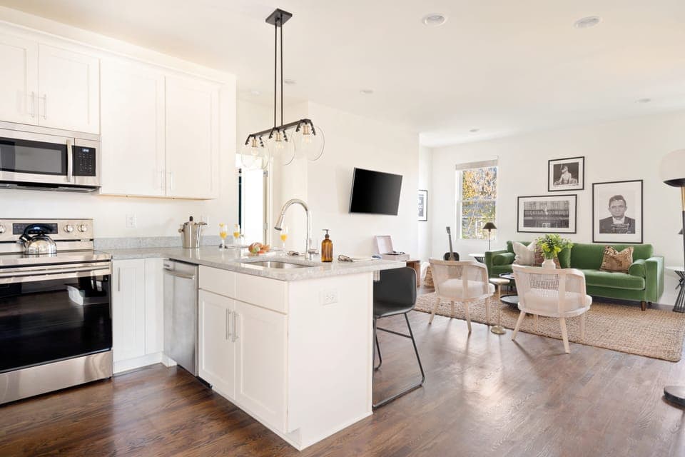 Open-spaced living.