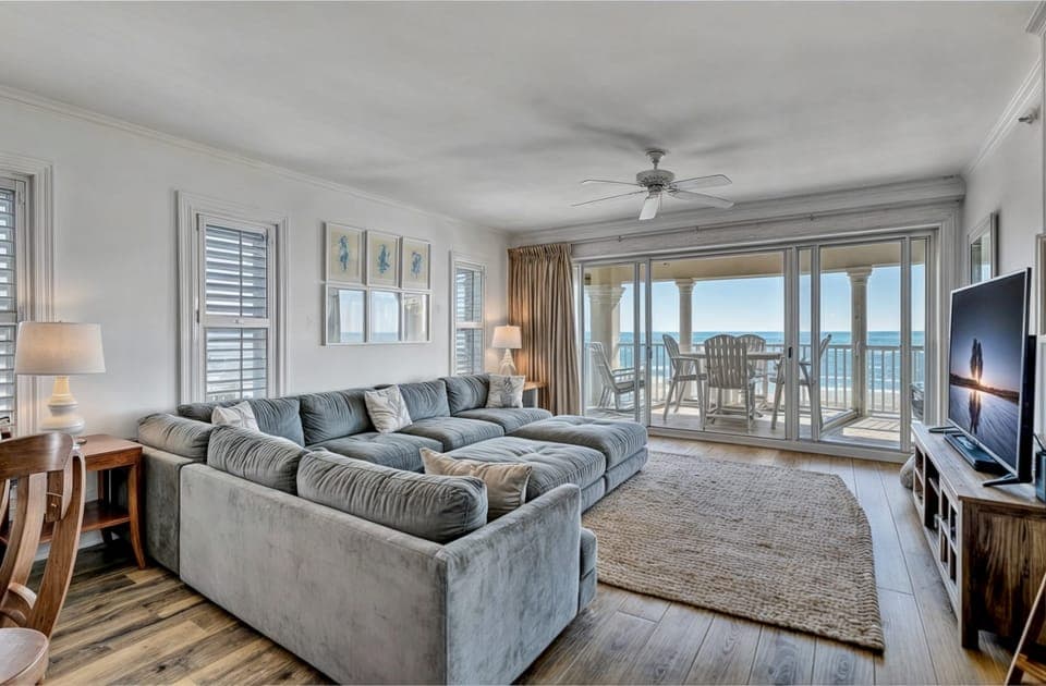 Ocean front home.