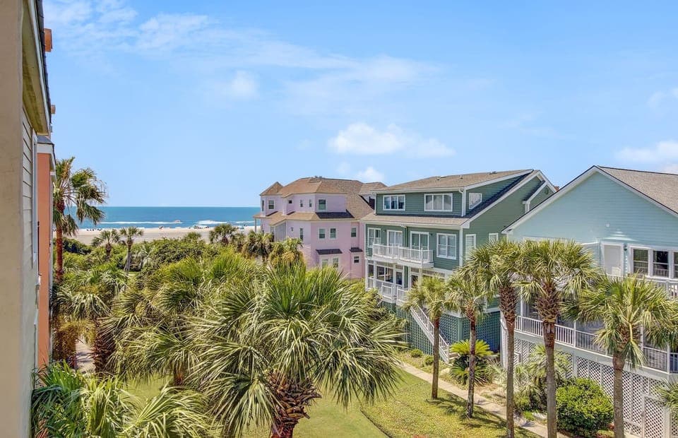Ocean views form the master balcony.
