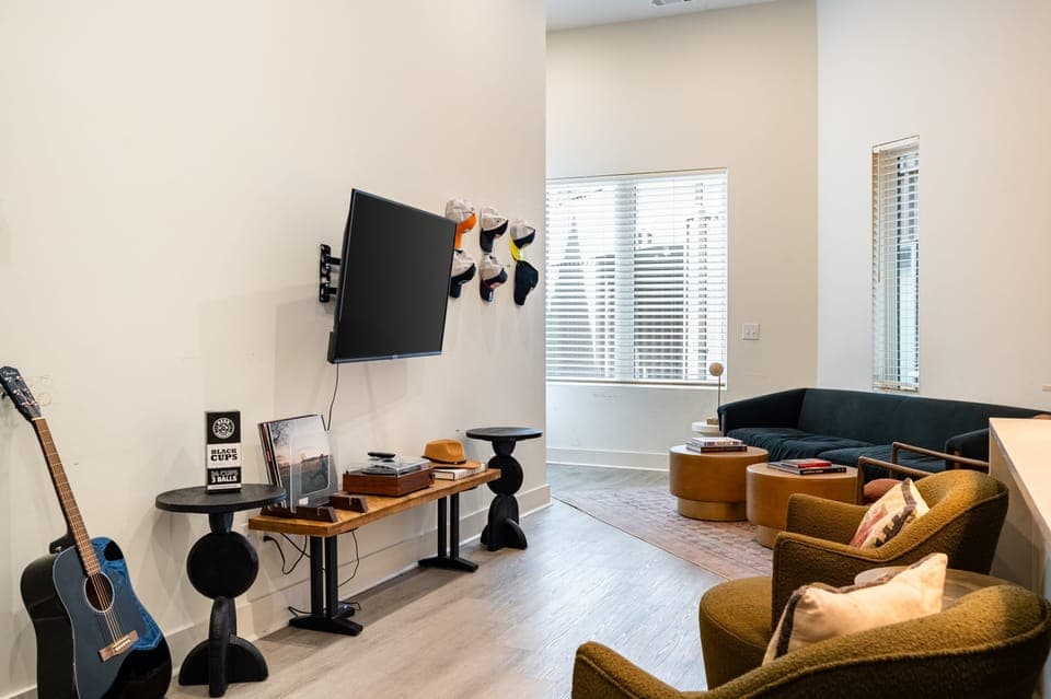 Stylish and modern interior.