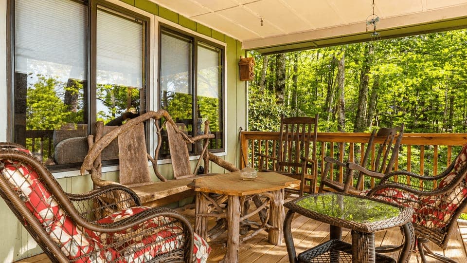 Stunning views of the nature from the balcony.