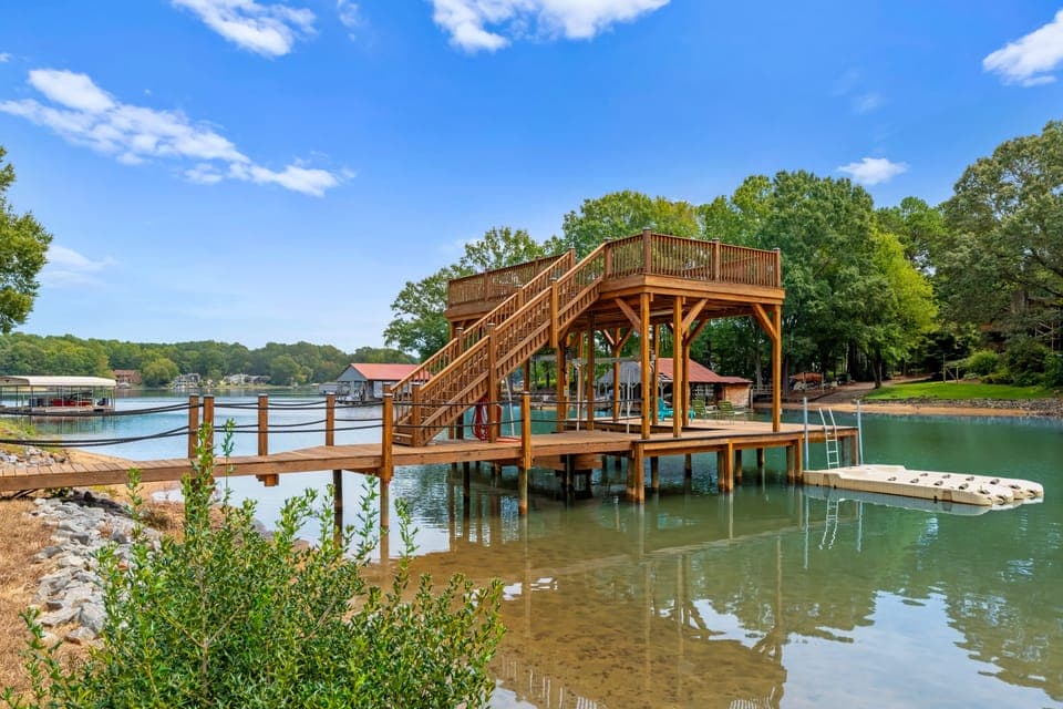 Double decked dock sure to make a big splash!