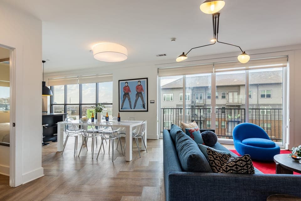 Sleek and functional living space designed for comfort, with modern touches and a cozy ambiance for relaxation.