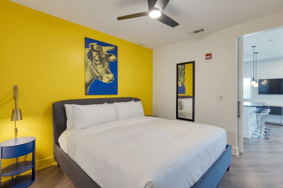 King bed.