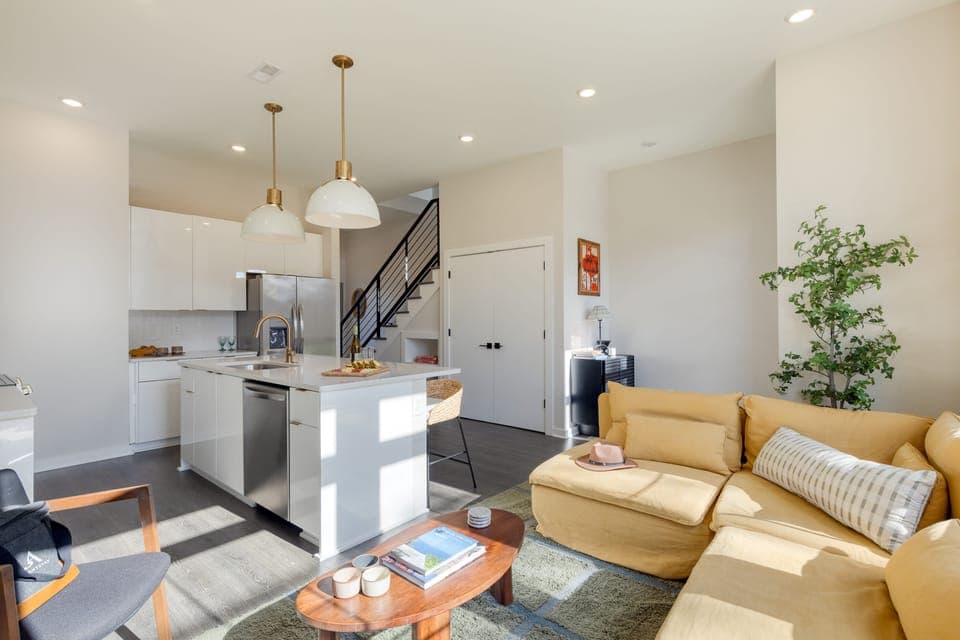 Open floor plan.