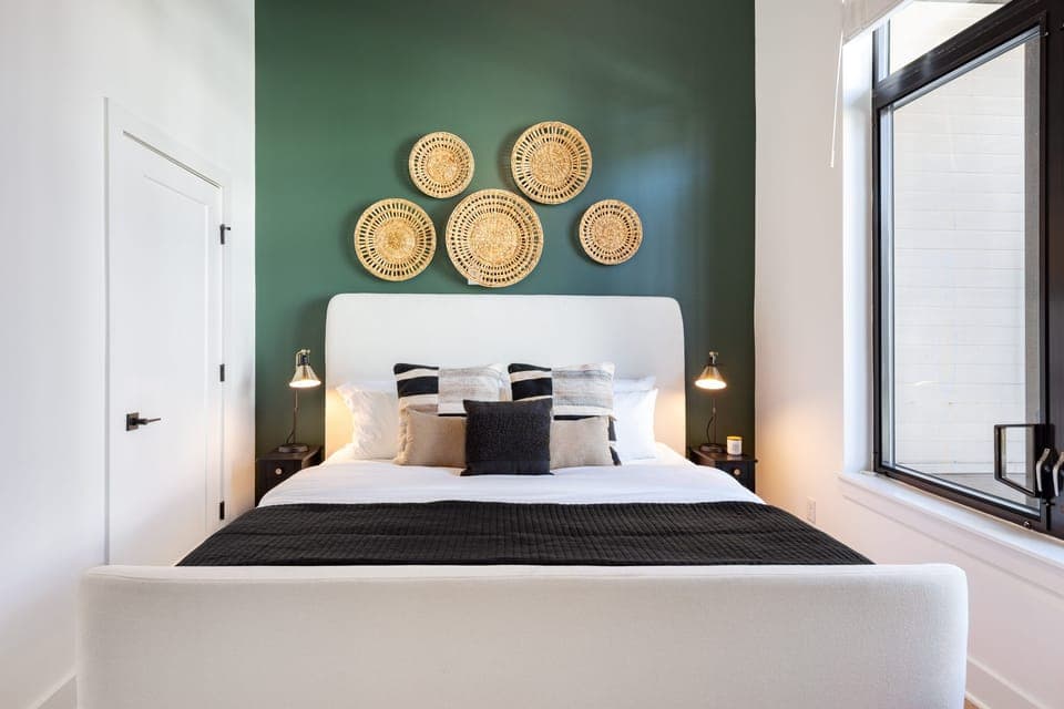 Beautifully decorated bedrooms. (Unit 1)