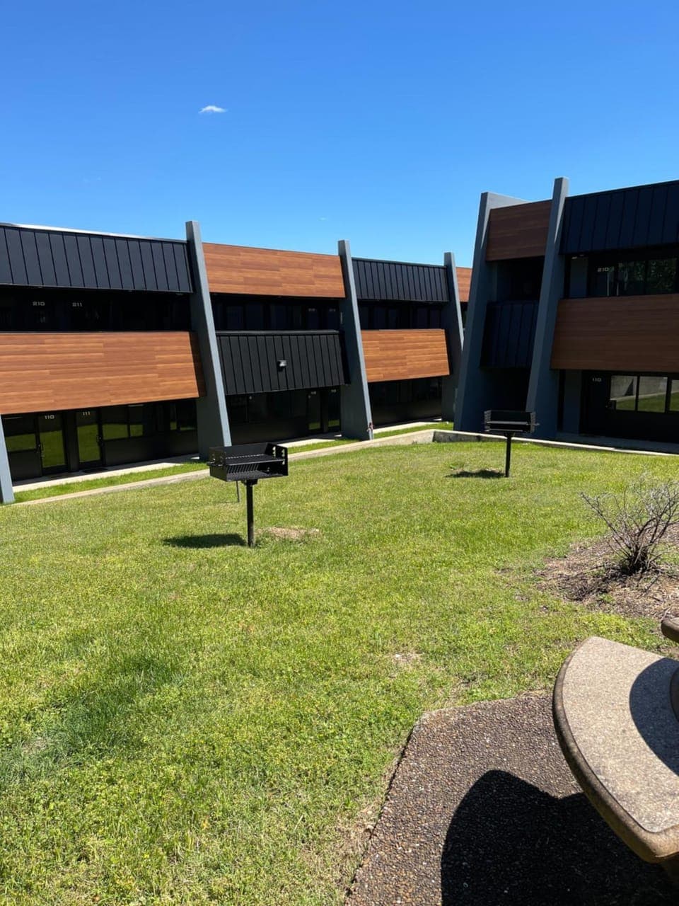Property building, Garden view