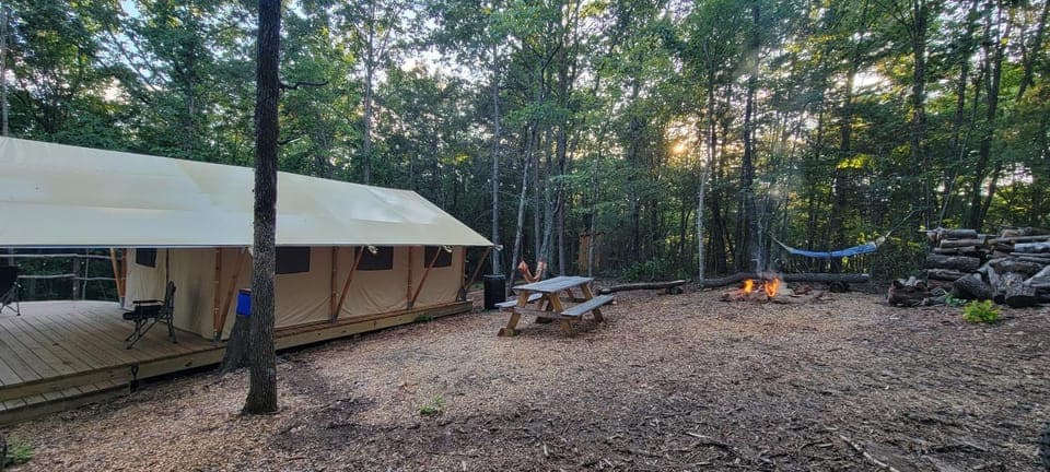 Private place for rest in the forest Tent 1 Forrest Cump Luxury tent in Caldwell