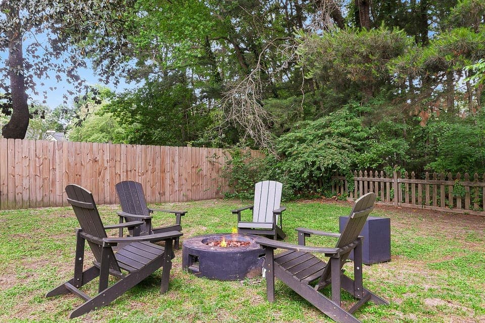 BBQ facilities, flat iron