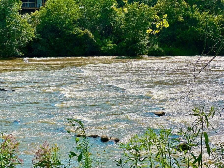 Riverside Relaxer w/Hot Tub+Fire Pit +Wifi & view House in Tennessee