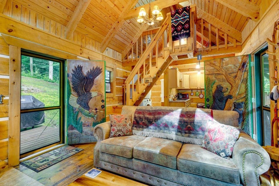 Cozy Log Cabin on 11 Acres: 3 Mi to Cherokee Lake! Cabin in Cherokee Reservoir