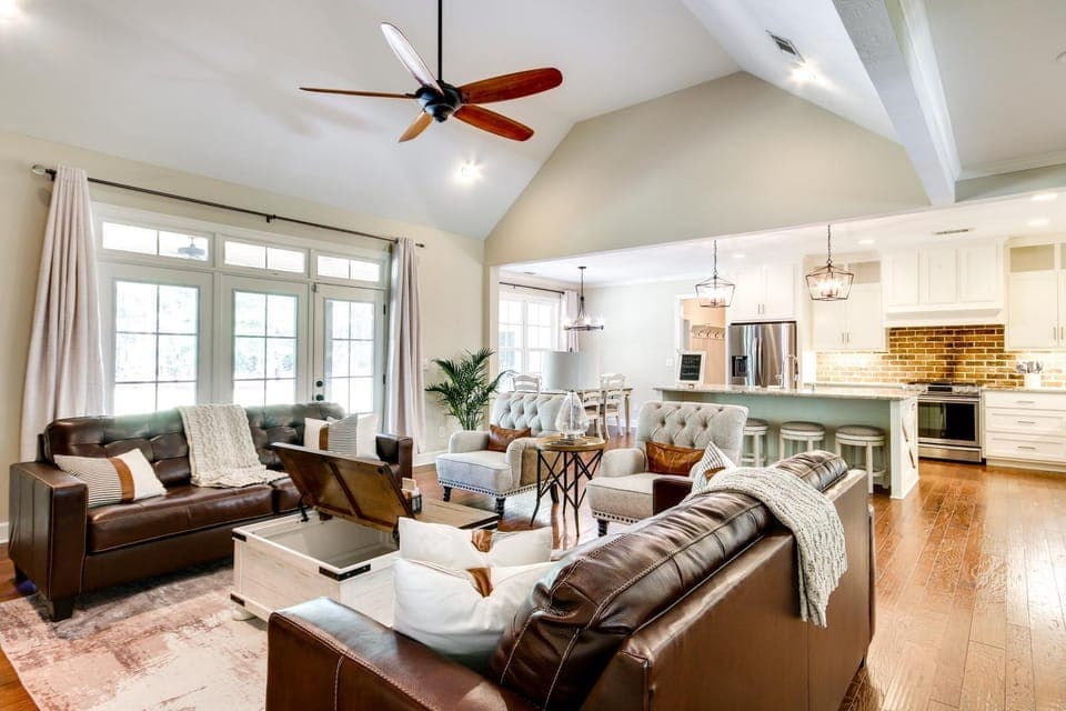 Stylish Hephzibah Home w/ Fire Pit & Theater Room! House in Augusta