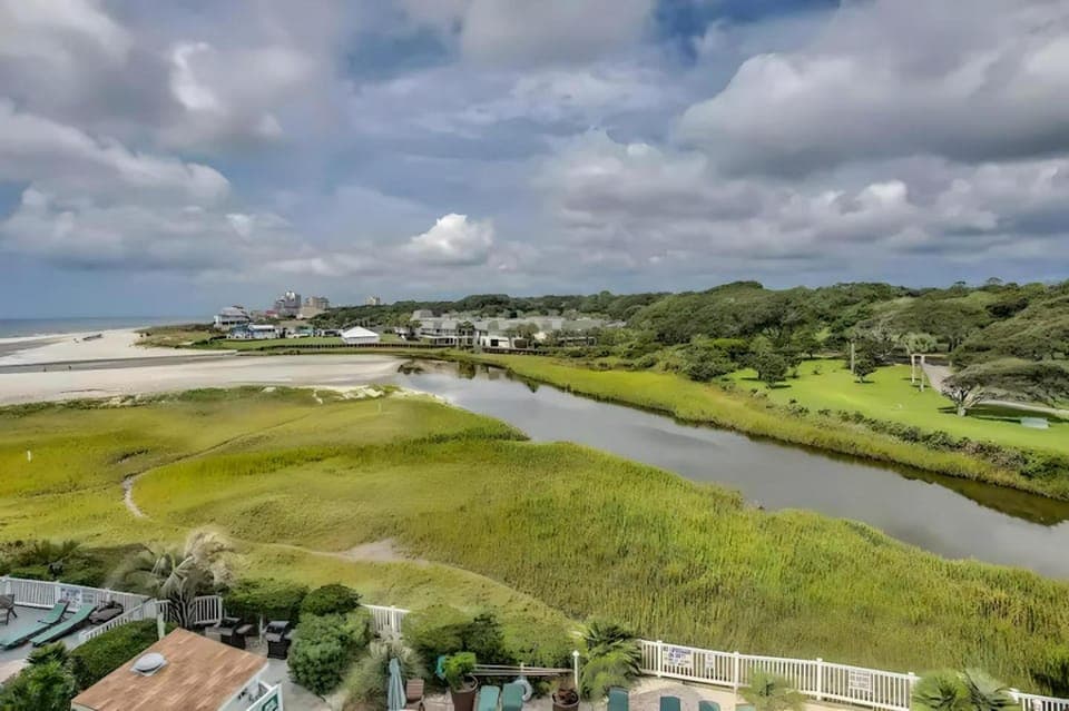Beach, River view