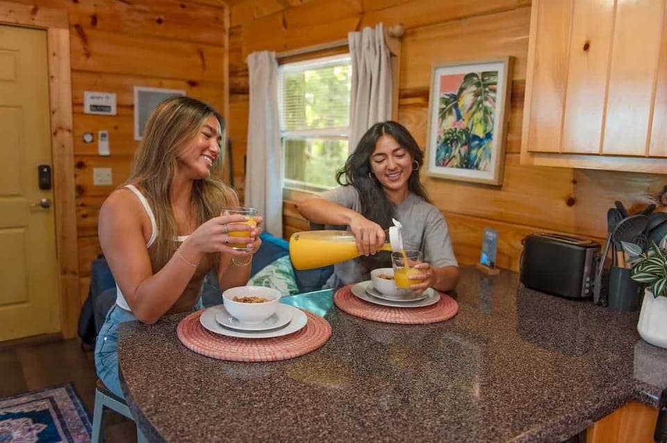 Ani Cabin Tiny Home Bordered By National Forest Cabin in Chattanooga