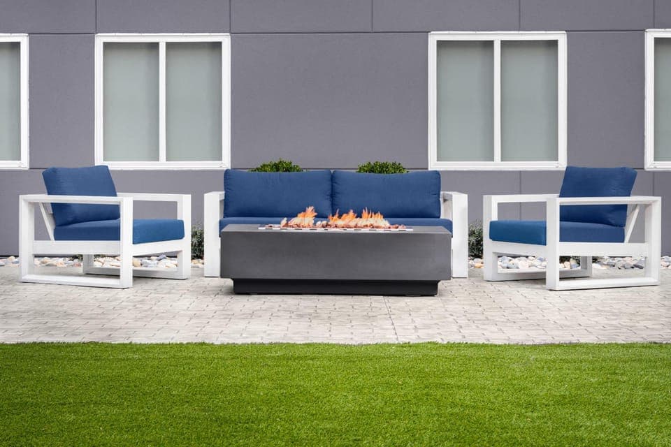 Patio, Seating area, Inner courtyard view
