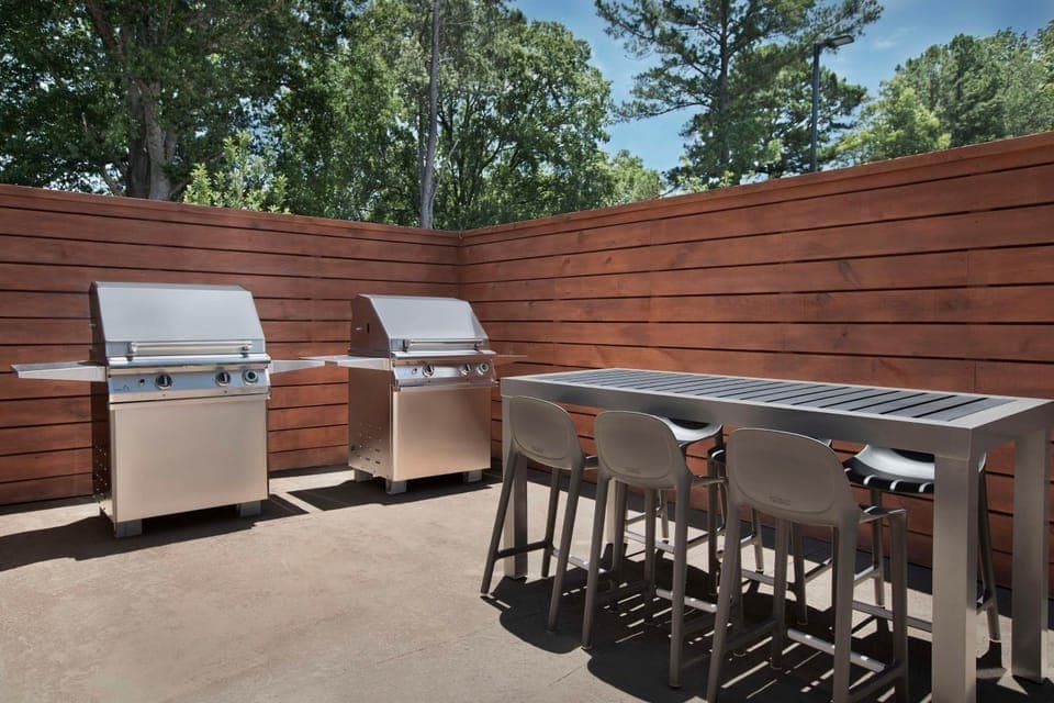BBQ facilities, Garden, Inner courtyard view