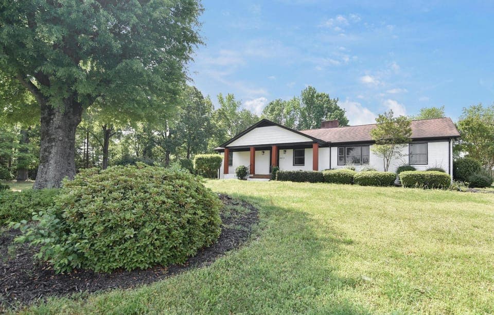 Property building, Spring, Natural landscape, Garden, Garden view