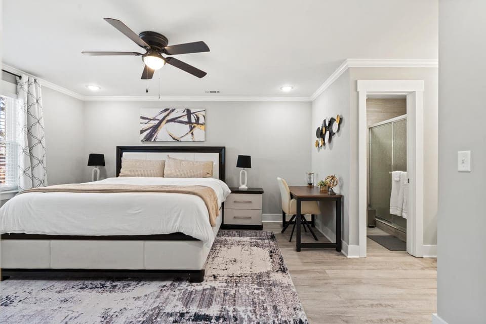 Bed, Bedroom