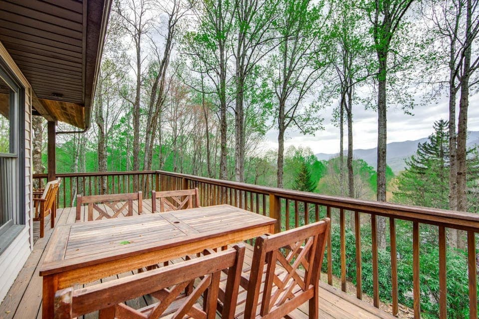 10 Mi to Waynesville: Cabin w/ Hot Tub & Mtn Views Cabin in Tennessee