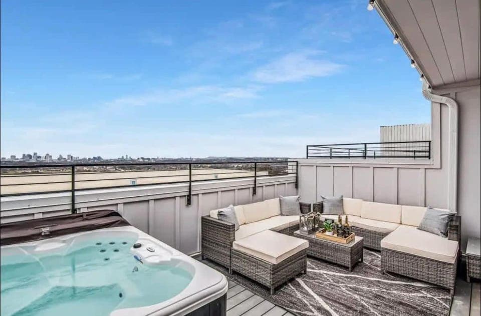 Patio, Hot Tub, Seating area