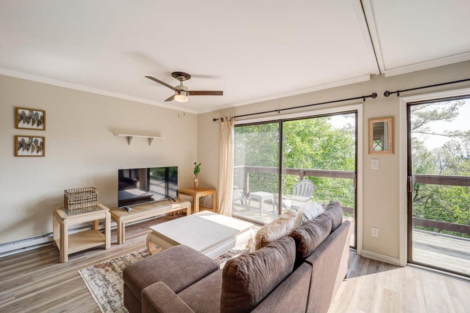 1 Mi to Beech Mtn Club: Couples Condo w/ Views Apartment in Beech Mountain