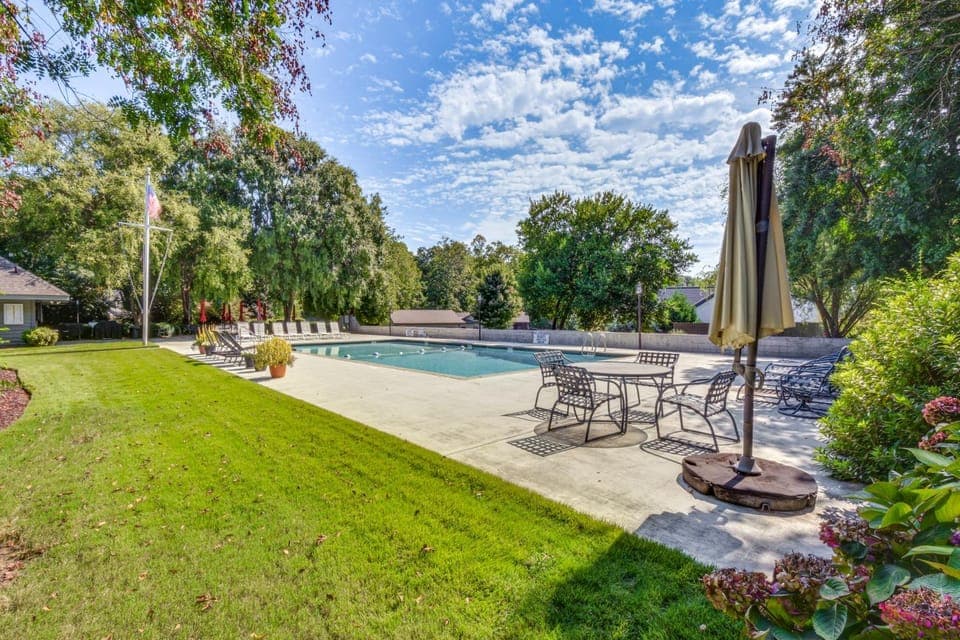 Lakefront Fun Near Clemson! Retreat w/ Pool Access House in Seneca