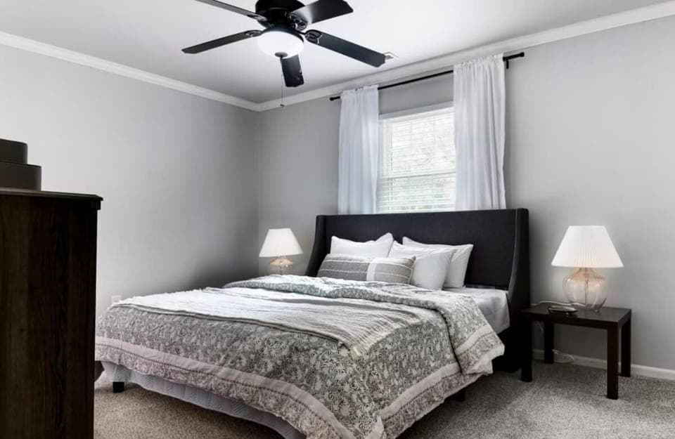 Bed, Bedroom