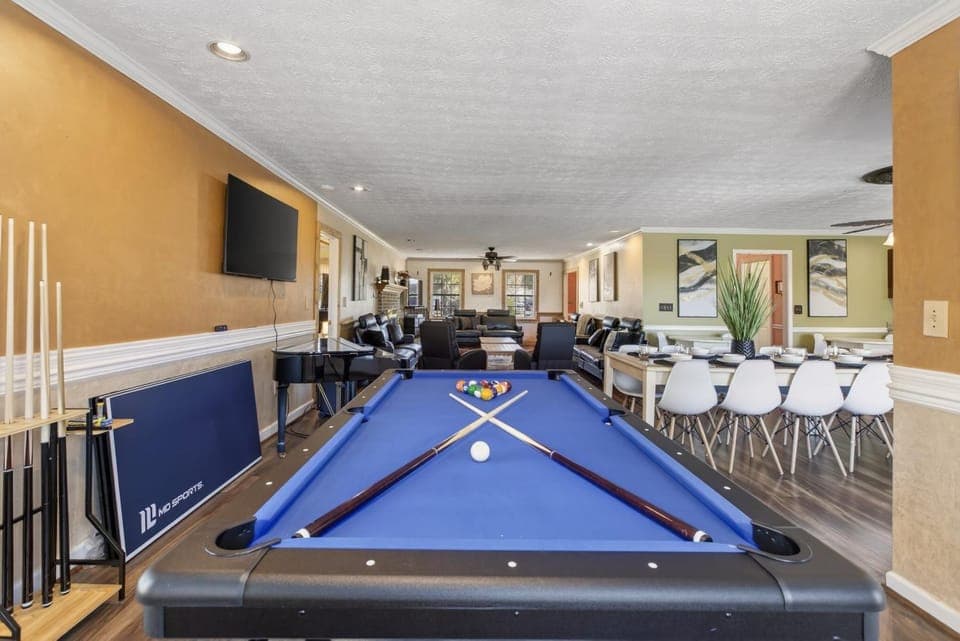 Billiard, Game Room, Table tennis, TV and multimedia