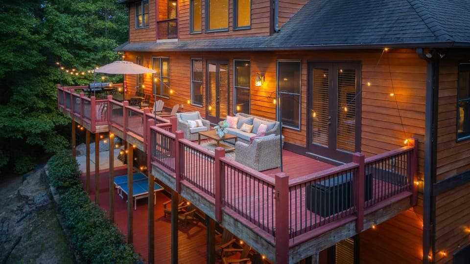 Golden Ridge Lodge - Hot Tub - Games - Mtn Views House in Helen