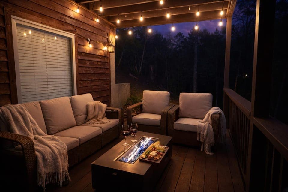 Patio, Night