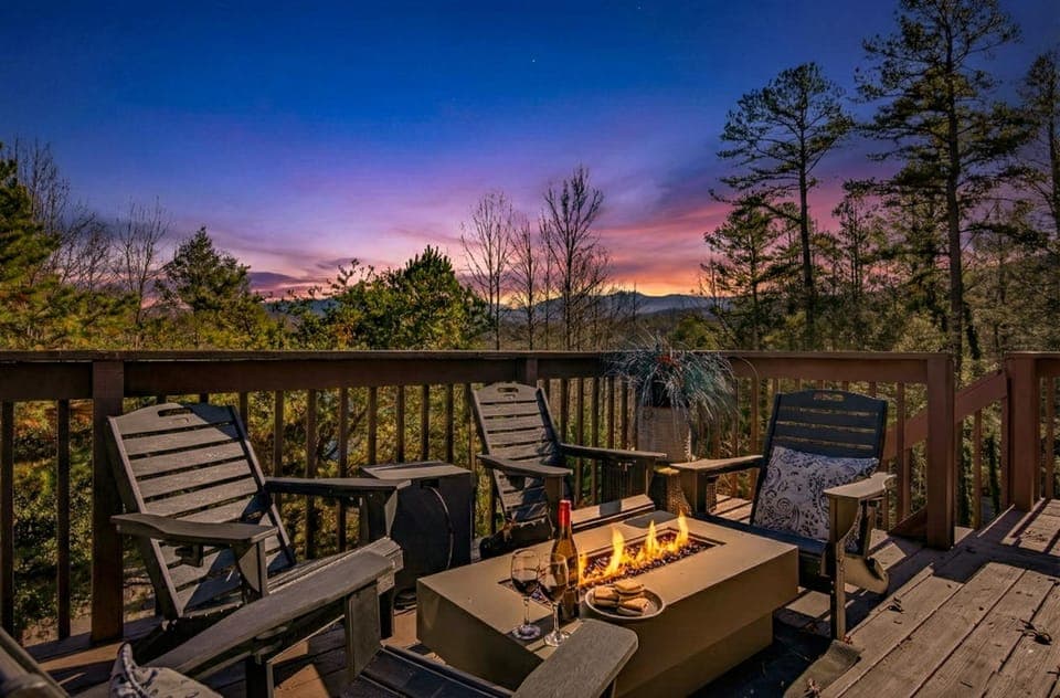 Patio, Balcony/Terrace, Sunset