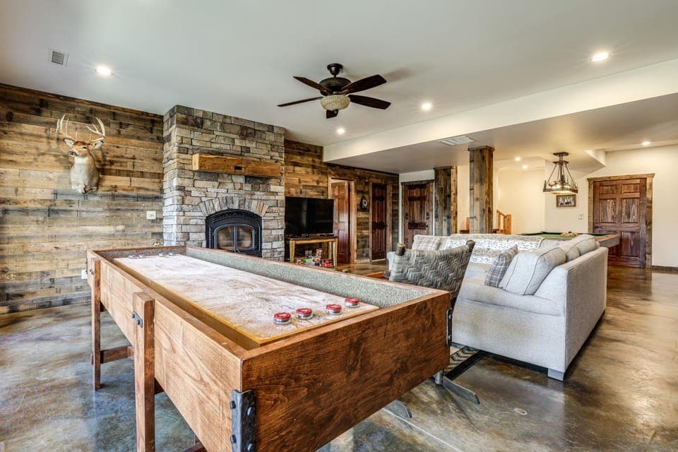 Game Room + Deck: Spacious Spruce Pine Retreat! House in Mitchell County