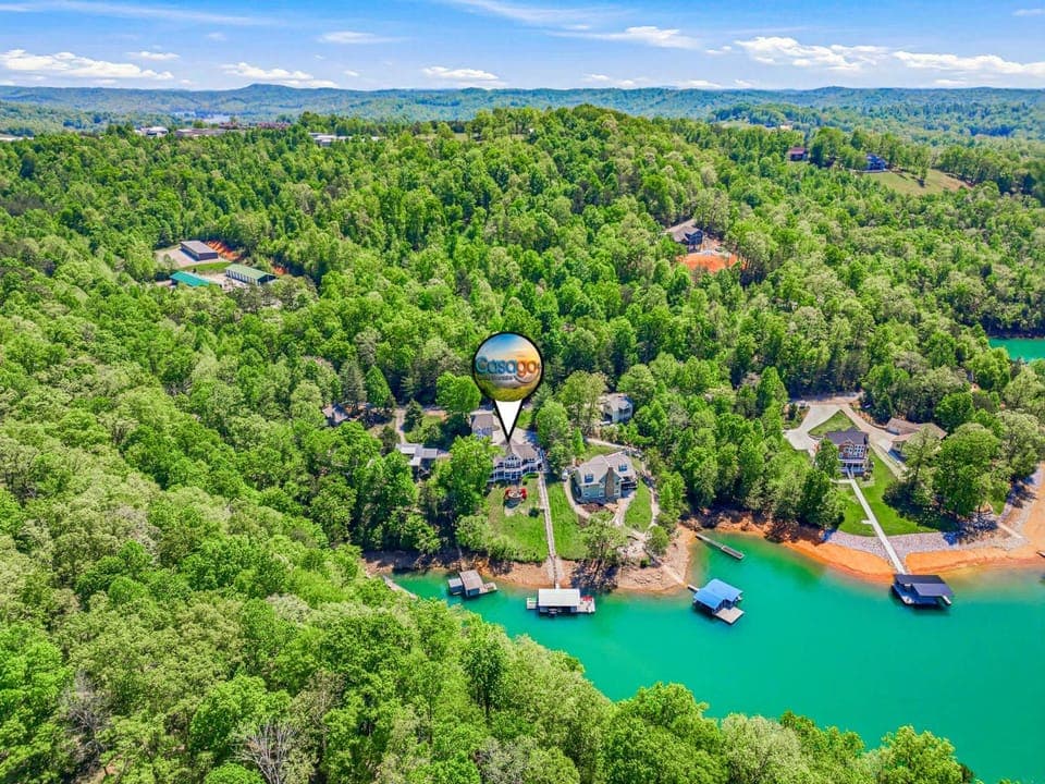Lakefront Retreat N Norris Lake Dock W Slide Games House in Norris Lake