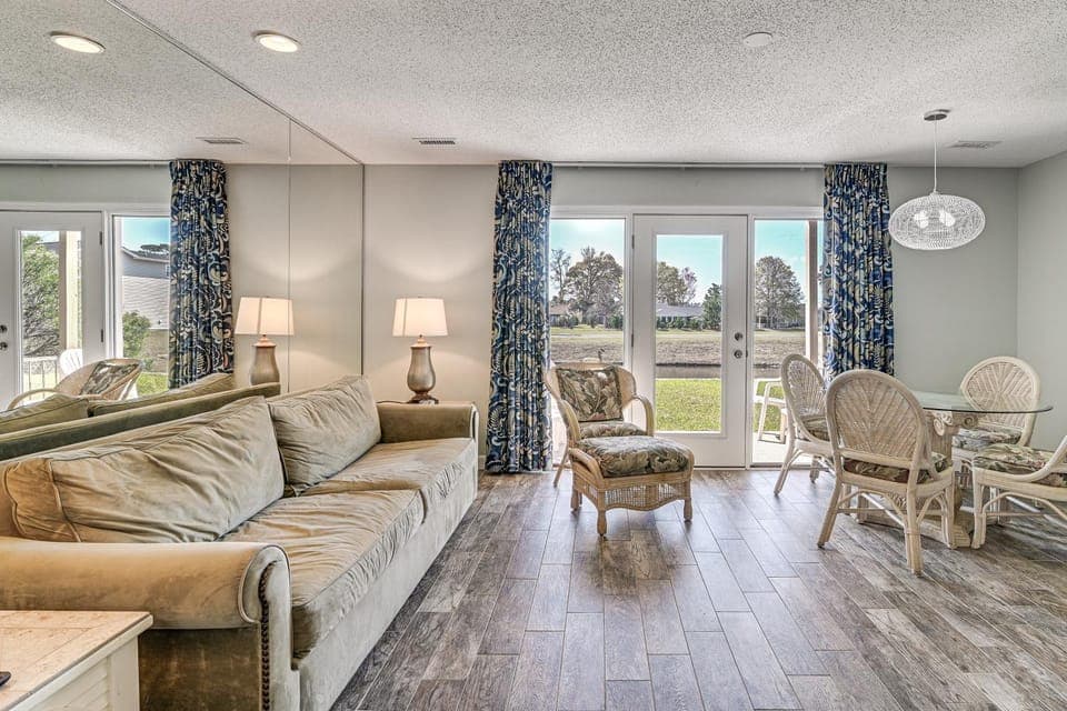 Water-View Patio! Condo 2 Mi to Surfside Beach House in Surfside Beach