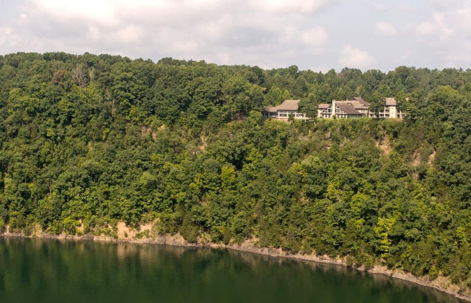 Property building, Bird's eye view, Lake view