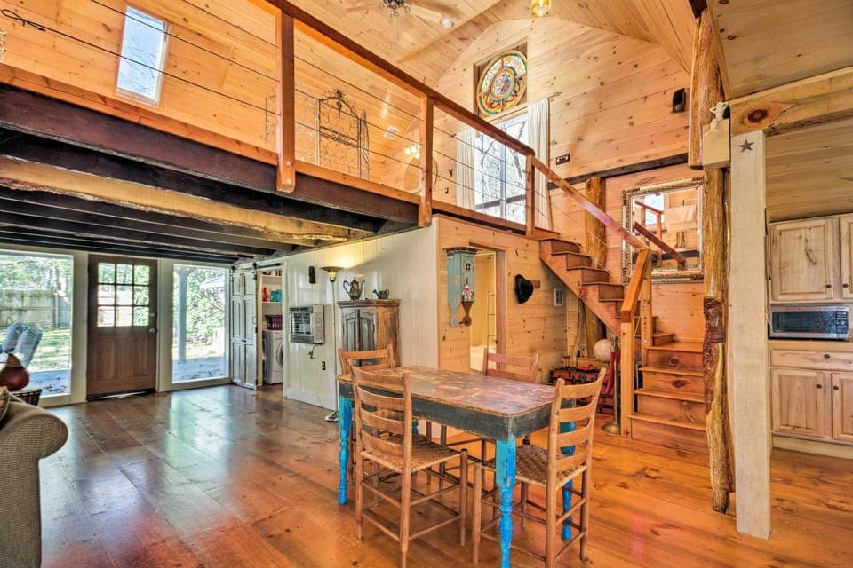 Cullowhee Getaway w/ Fireplace on Private Meadow House in Lake Glenville