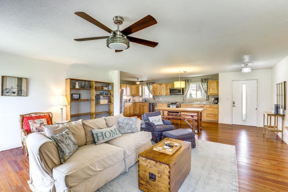 River Access & Gorgeous Views: Pisgah Forest Home! House in Pisgah Forest
