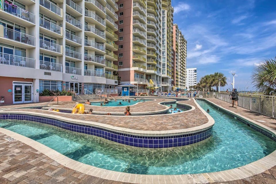 Oceanfront North Myrtle Beach Gem: Pools Access! House in Atlantic Beach