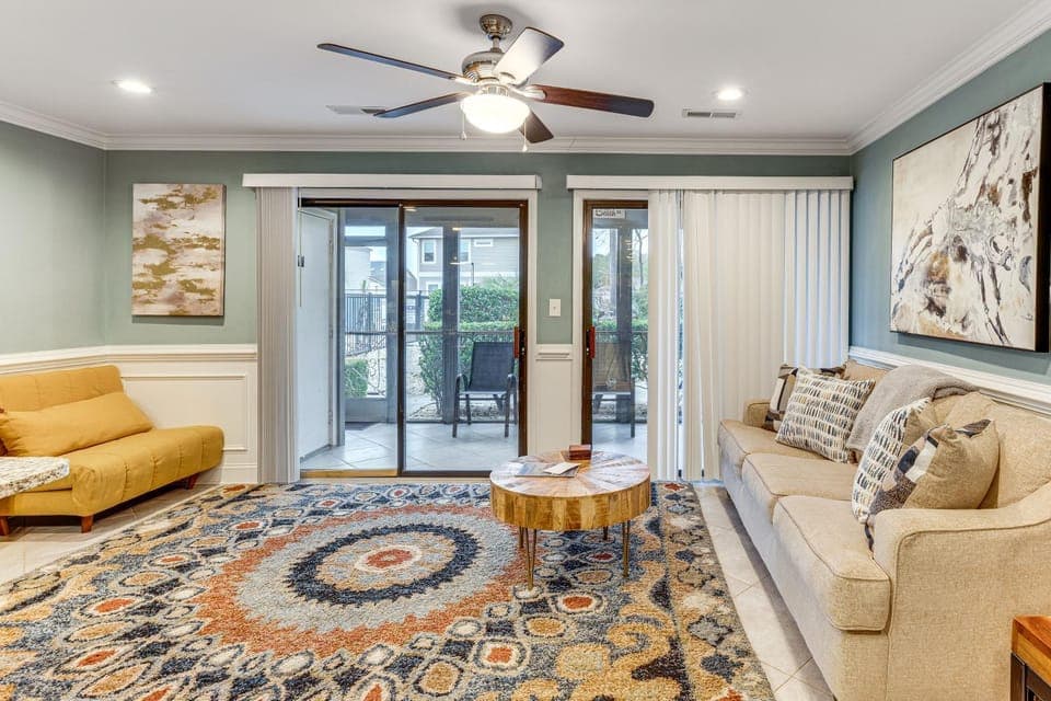 2 Mi to Ocean! Surfside Beach Condo w/ Patio House in Surfside Beach