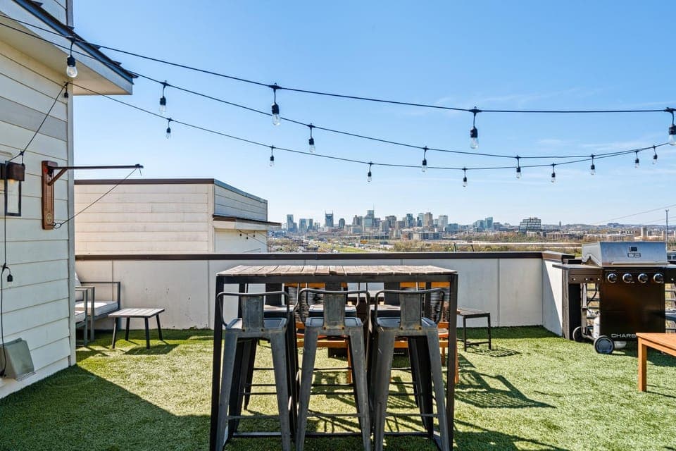 Patio, Balcony/Terrace, Dining area, City view