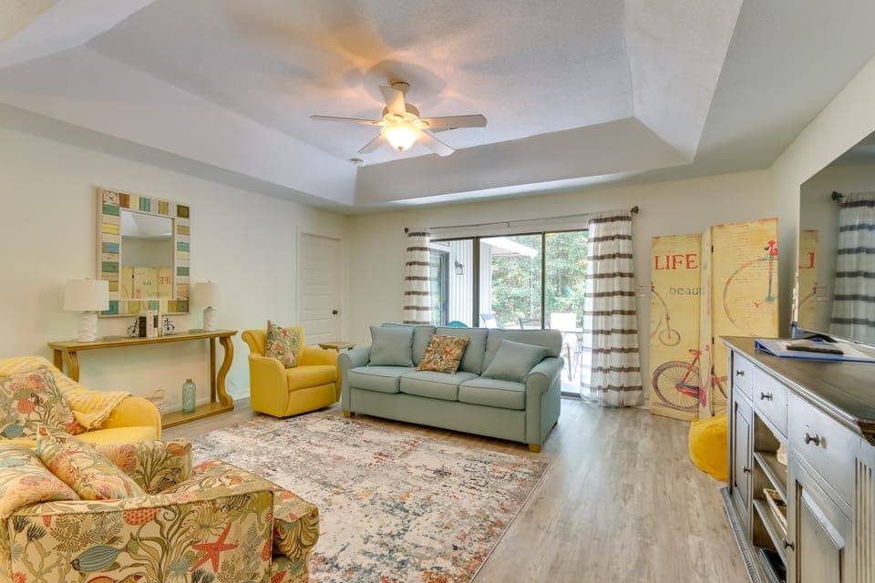 Furnished Patio: Hilton Head Island Resort Cottage Cottage in Hilton Head Island