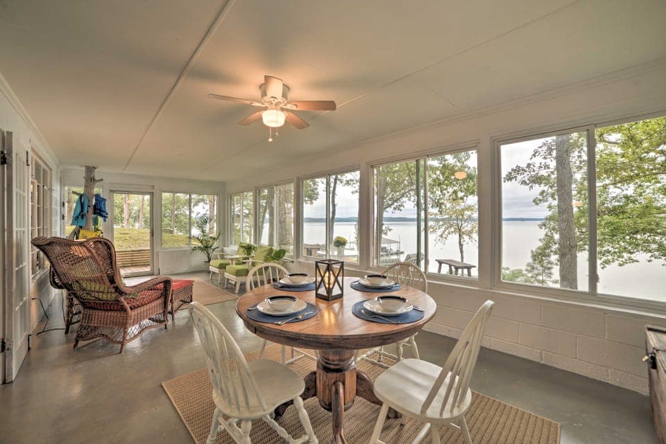 Kentucky Lake Cabin w/ Private Dock + Yard House in Lake Barkley