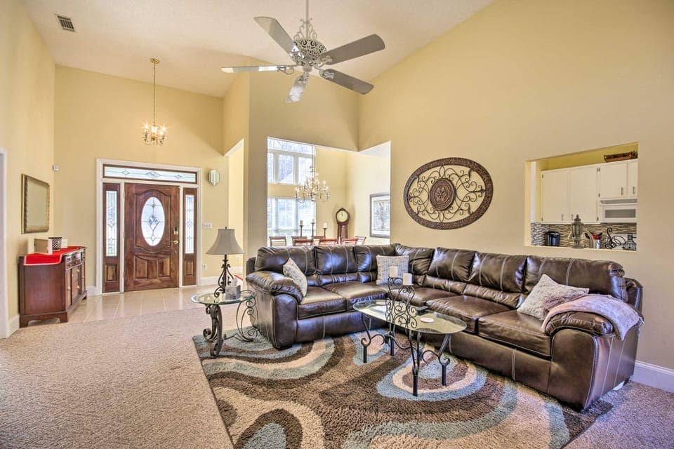 Luxe Lake House on Deep Water Cove w/ Dock House in Clarks Hill Lake
