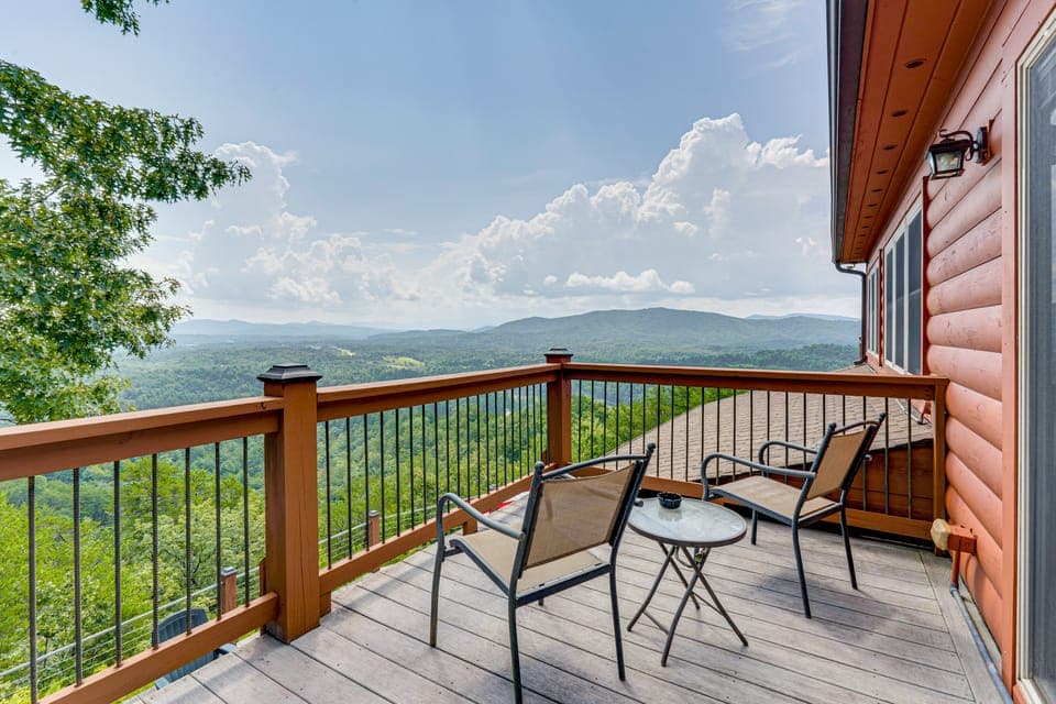 Mtn-View Cabin: Deck & Pets Welcome in Murphy House in Murphy