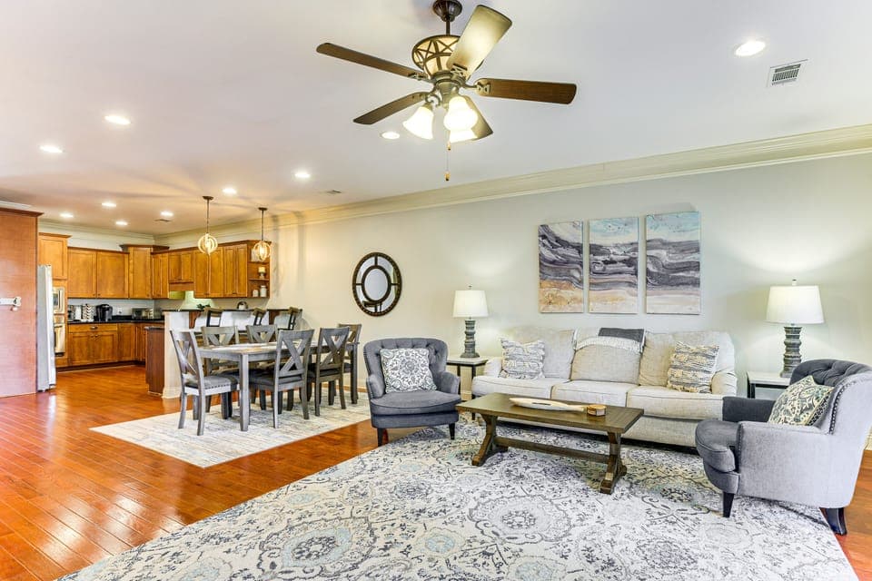 Private Patio, Decks: Waterfront Eatonton Townhome Apartment in Lake Oconee