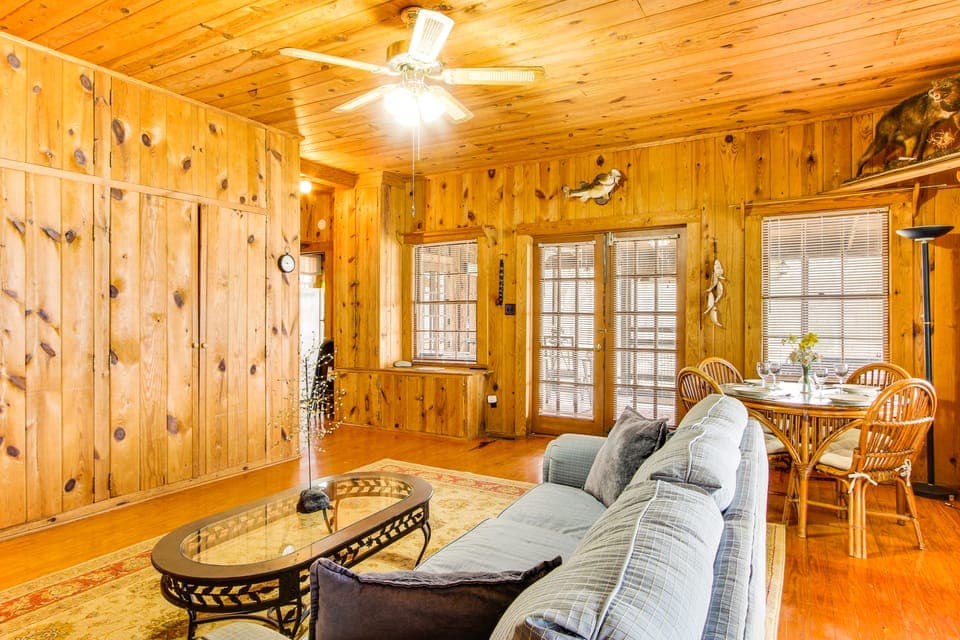 Private Dock + Porch: Serene Lake Greenwood Escape Cottage in Lake Greenwood