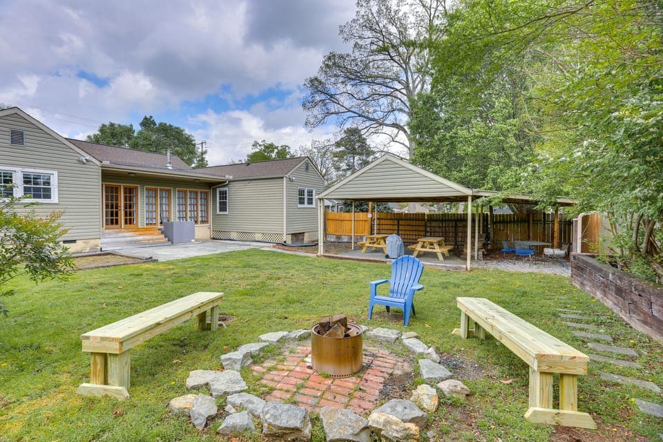 7 Mi to Dtwn: Family Retreat in Chattanooga House in East Ridge