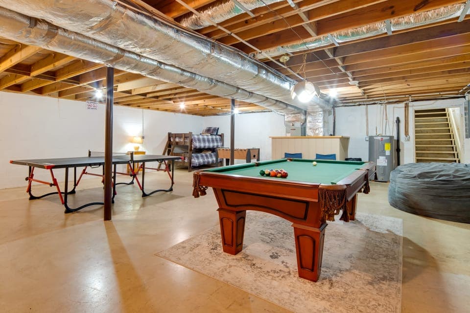 Scenic Asheville Area Retreat: Hot Tub & Game Room House in Upper Hominy