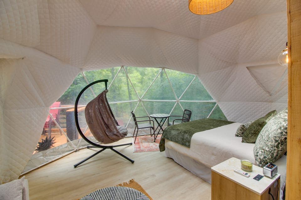 Unique Dome Home w/ Deck in Smoky Mountains Apartment in Center Hill Lake